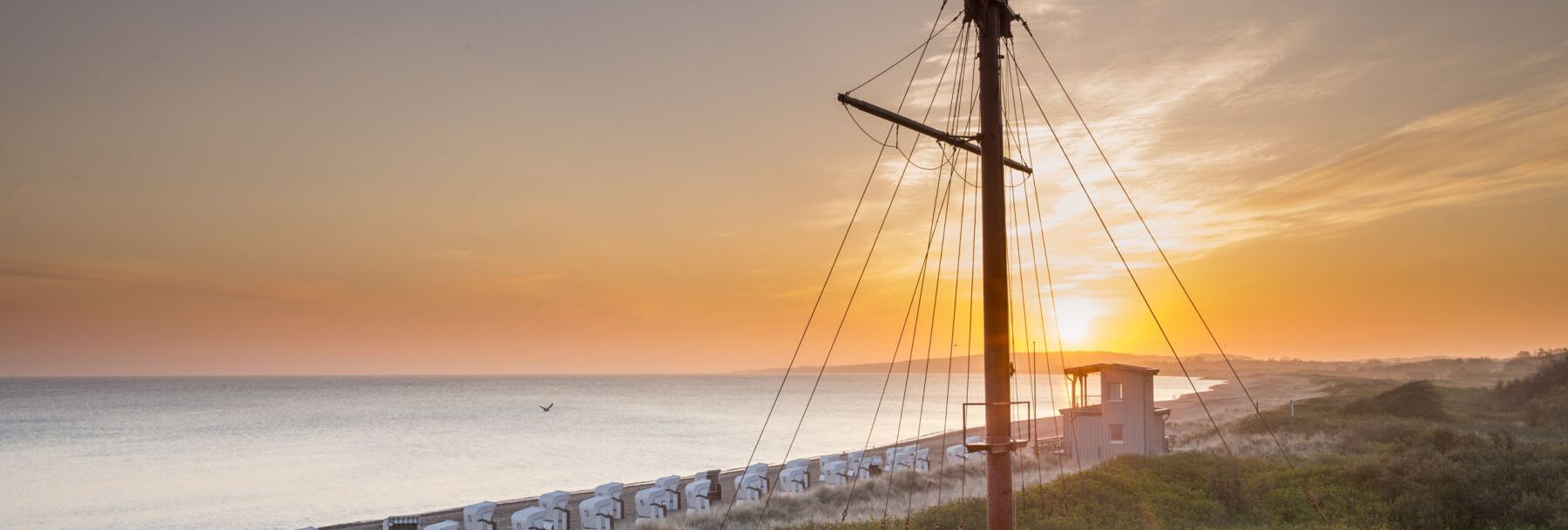 Ausblick Restaurant Bootshaus WEISSENHAUS vom Vogelnest