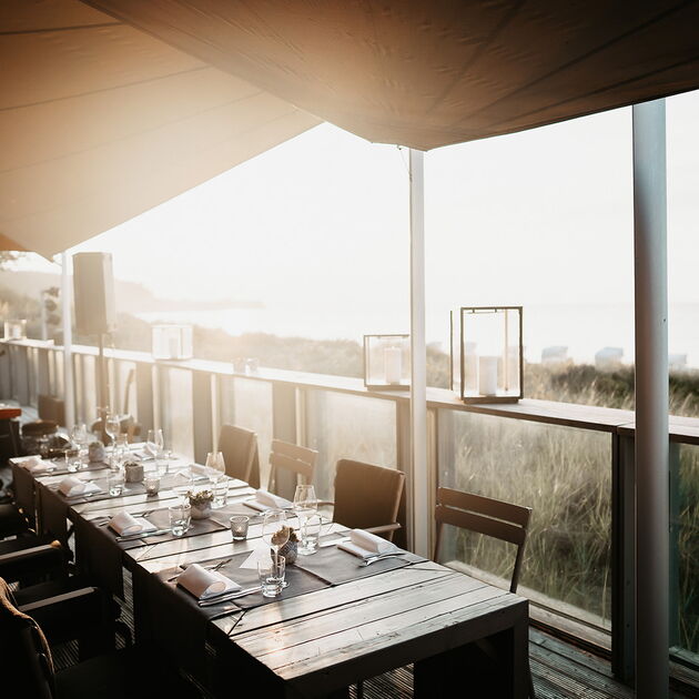 Sonnenterrasse des Restaurant Bootshaus